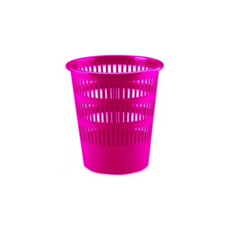 Corbeille a papier lilas pastel 12L