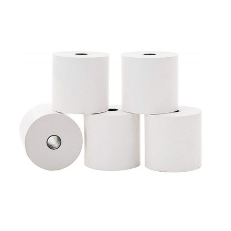 Pack de 5 Rouleaux Papier Thermique 80 x 70 mm