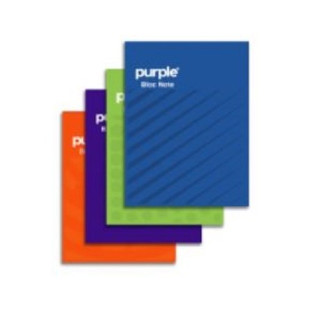 BLOC NOTE 100 PAGES 14.8*21CM-ASSORTIS P