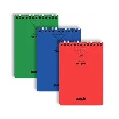 BLOC NOTE WIRO PP 100 PAGES 14.8*21CM-ASSORTIS P