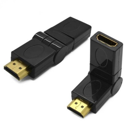 Adaptateur HDMI Mâle vers HDMI Femelle 180°