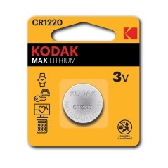 Pile Bouton KODAK Max CR1220 Lithium 3V (887930414363)