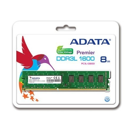 Barrette Mémoire ADATA 8G DDR3L 1600 U DIMM